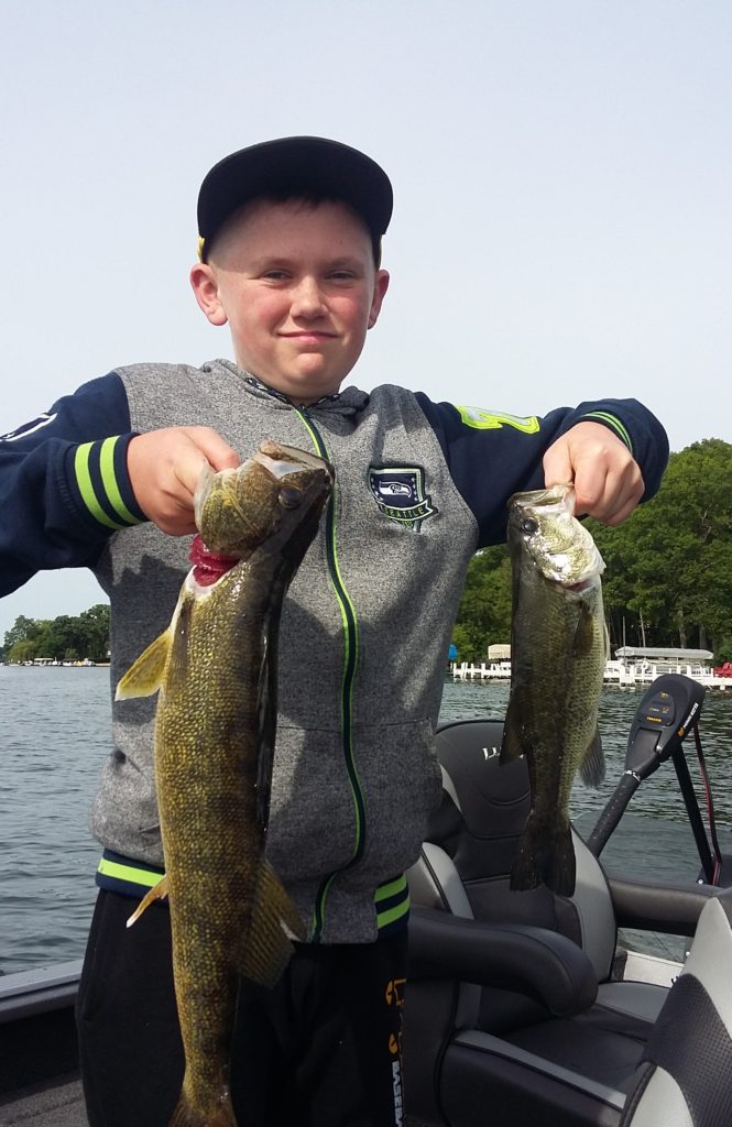 Chuck caught 2 Big Fish!